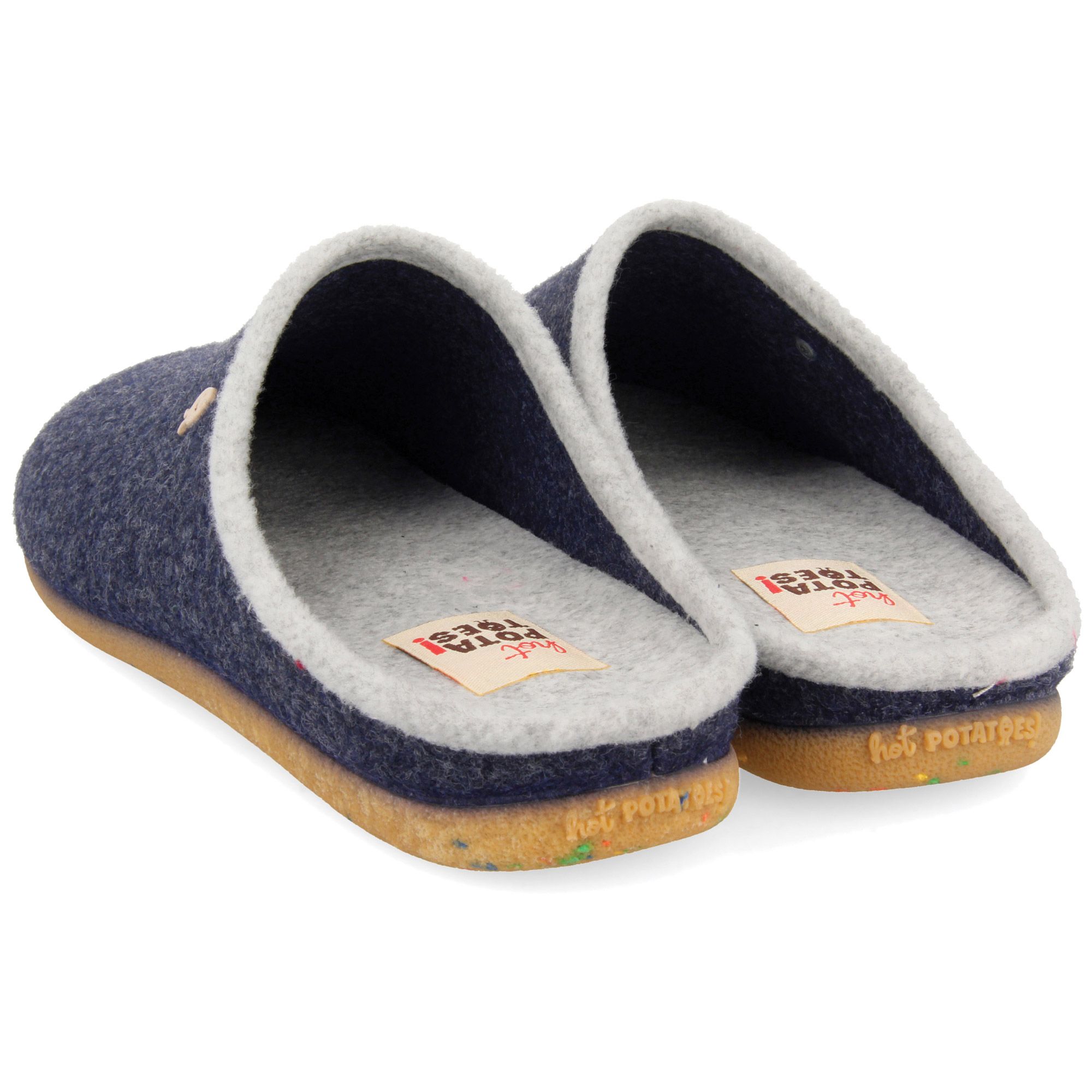 Hot Potatoes 65686-P, pantoffels Heren 45 EU